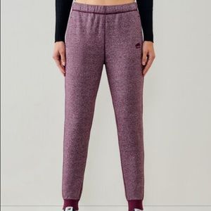 Roots slim cuff sweatpants - burgundy pepper